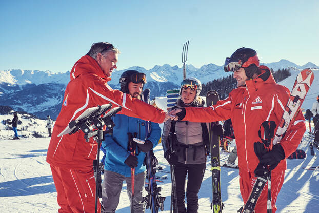 Privatunterricht in der Skischule Serfaus